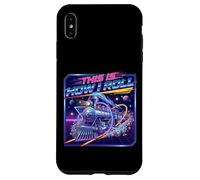 This Is How I Roll Retro Synthwave Train 80s Vaporwave Case for iPhone XS Max