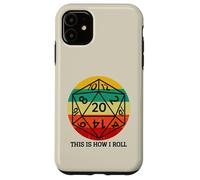 This is How I Roll Retro Vintage D20 Dice RPG Gamer G ase for iPhone 11