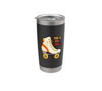 This is How I Roll Roller Skating Skate Skater Retro Vintage Stainless Steel Insulated Tumbler