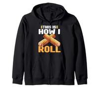 This Is How I Roll Sausage Rolls Lover Sausage Rolls Food Zip Hoodie