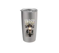 This is How I Roll Skeleton Rider - Biker Lifestyle Graphic Stainless Steel Insulated Tumbler