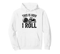 This is How I Roll Tractor Funny Farming Farmer Pullover Hoodie