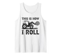 This is How I Roll Tractor Funny Farming Farmer Tank Top