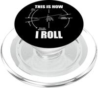 This Is How I Roll UH60 Helicopter Pilot Flying Blackhawk PopSockets PopGrip for MagSafe