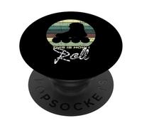 This Is How I Roll Vintage Rollerskates Design PopSockets Adhesive PopGrip