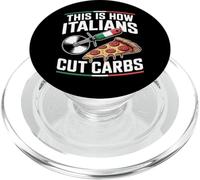 This Is How Italians Cut Carbs Pizza Lover PopSockets PopGrip for MagSafe