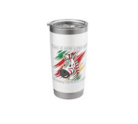 This is How Long My Tolerance People Lasts Zebra Lover Stainless Steel Insulated Tumbler