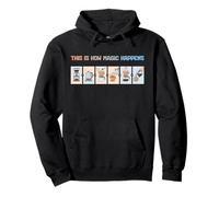 This Is How Magic Happens, caffeine Humor style Coffee Lover Pullover Hoodie