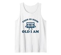 This is How Old I Am - Music Cassette Tape Tank Top