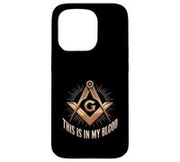 This Is In My Blood Freemason Emblem Case for iPhone 15 Pro