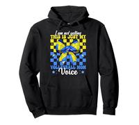 This Is Just My Volleyball Mom Voice Mama Mother's Day Pullover Hoodie