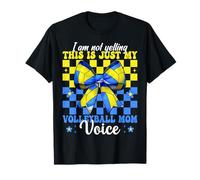 This Is Just My Volleyball Mom Voice Mama Mother's Day T-Shirt