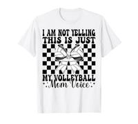 This Is Just My Volleyball Mom Voice Mama Mother's Day T-Shirt