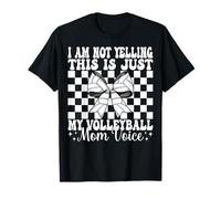 This Is Just My Volleyball Mom Voice Mama Mother's Day T-Shirt
