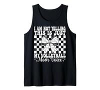 This Is Just My Volleyball Mom Voice Mama Mother's Day Tank Top