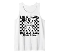 This Is Just My Volleyball Mom Voice Mama Mother's Day Tank Top