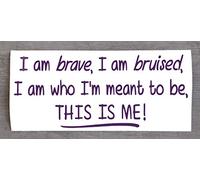 This is Me Positive Thinking Sticker Decal (Small - 12cm x 5cm)