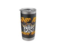 This is Muay Tea Kickboxing Fighter Combat Love Muay Thai Stainless Steel Insulated Tumbler