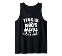 This is My 1920's Mafia Costume - Halloween Mafia Tank Top