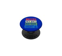 This Is My 23rd Birthday Party Happy 23 Years Old Boy Girl PopSockets Adhesive PopGrip
