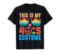 This Is My 40's Costume 1940s Retro Vintage 40's 50's Party T-Shirt