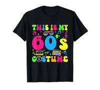 This is My 60s Costume 60's Party 1960s Halloween Costume T-Shirt, Men, Black, 3X-Large
