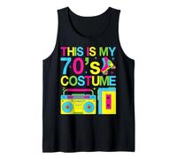 This is My 70s Costume Cassette Tape Mixtape Era 1970s Party Tank Top