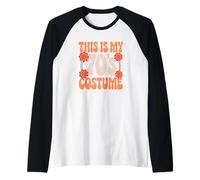This Is My 70's Costume Peace 70s Party Outfit Groovy Hippie Raglan Baseball Tee