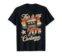 This is My 70's Costume Retro Groovy Cassette Tape Halloween T-Shirt