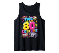 This is My 80's Costume 1980s Party Retro Mixtape Era 80s Tank Top