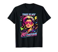 This is My 80s Costume Fun Retro Girl Throwback Great Era T-Shirt