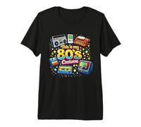 This is My 80s Costume Vintage Pop Culture Throwback Premium T-Shirt
