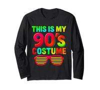 This is My 90s Costume Funny for 80s 70s Costume Long Sleeve T-Shirt
