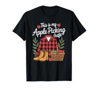 This is My Apple Picking Outfit Fall Autumn Apple Picking T-Shirt