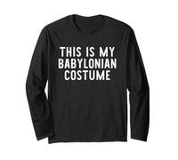 This is My Babylonian Costume Halloween Simple Kids Adult Long Sleeve T-Shirt