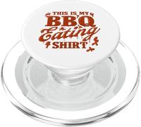 This Is My BBQ Eating Shirt - Pitmaster Grill Barbecue PopSockets PopGrip for MagSafe