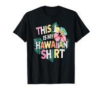 This is My Beach Paradise Hibiscus Humor Vacation T-Shirt