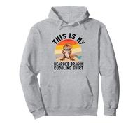 This Is My Bearded Dragon Cuddling Bearded Dragon Lizard Pullover Hoodie