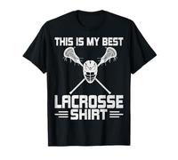 This is My Best Lacrosse Shirt - Lax Player Men Women T-Shirt