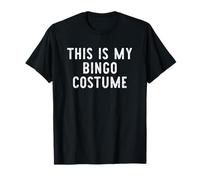 This Is My Bingo Costume Halloween Funny Easy Kids Adult T-Shirt