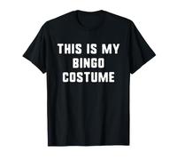 This is My Bingo Costume Halloween Funny Simple Kids Adult T-Shirt