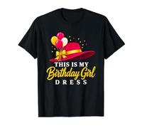 This is My Birthday Dress Funny Celebration Value Graphic T-Shirt, Men, Black, M