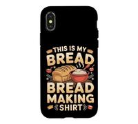 This Is My Bread Making Outfit Baking Baker Sourdough Case for iPhone X/XS