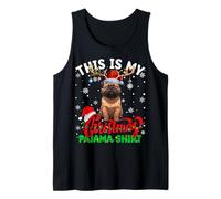 This is My Brussels Griffon Ugly Christmas Pajama Sweater Tank Top