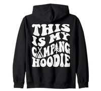 This is My Camping Hoodie Campers Hikers Camping Zip Hoodie