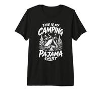 This is My Camping Pajama Funny Outdoo Camper Minimalist Premium T-Shirt