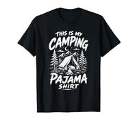 This is My Camping Pajama Funny Outdoo Camper Minimalist T-Shirt