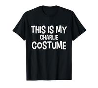 This is My Charlie Costume Halloween Simple Costume T-Shirt