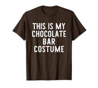 This is My Chocolate Bar Costume Halloween Easy Kids Adult T-Shirt