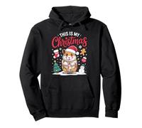 This Is My Christmas Hamster Lovers Festive Holiday Cheer Pullover Hoodie